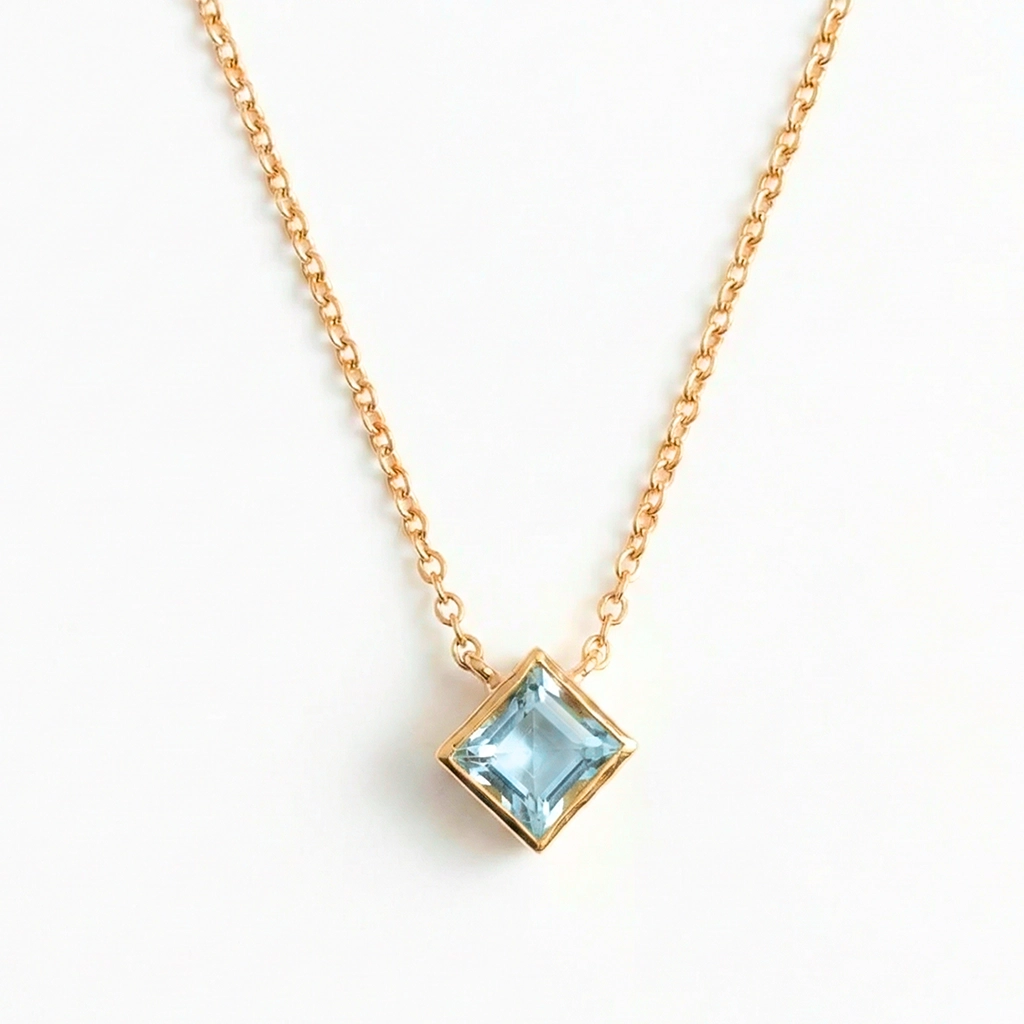 Ice Princess Sapphire Pendant