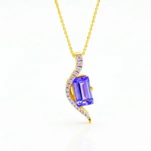Celestial Cluster Sapphire Pendant