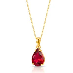 Ember Glow Garnet Pendant