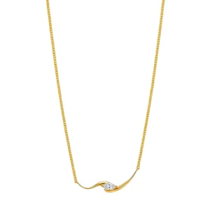 Marquise Shine Sapphire Pendant