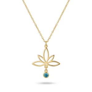 Ocean Glow Blue Topaz Pendant