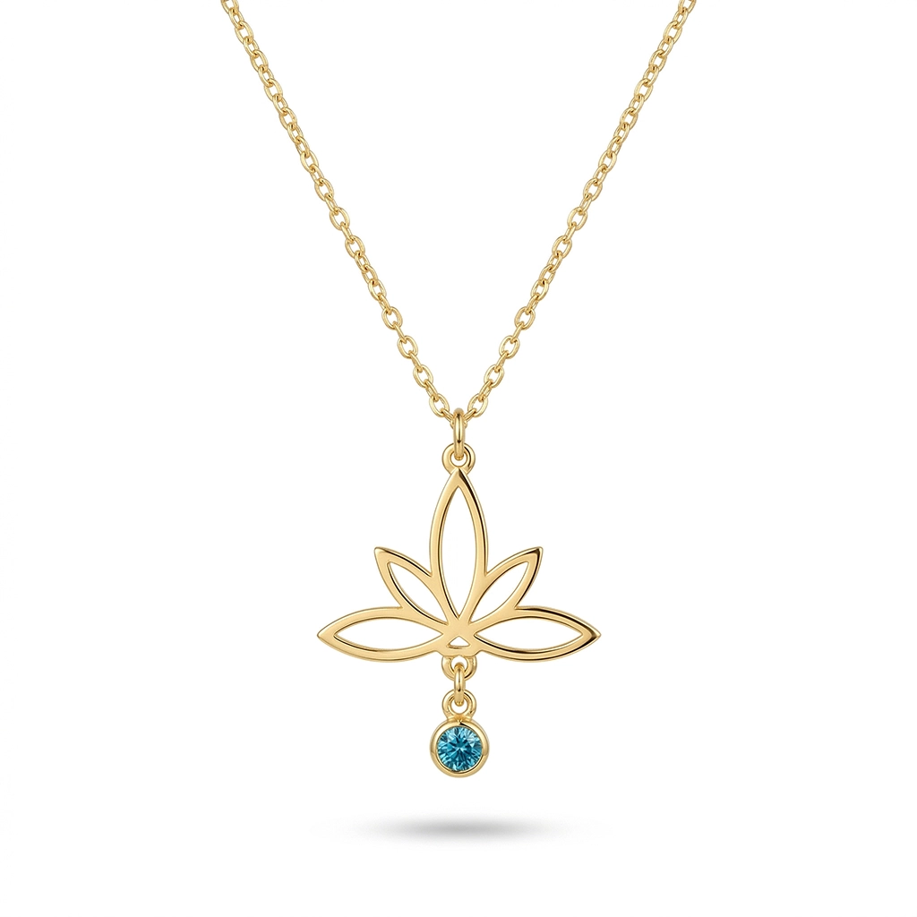 Ocean Glow Blue Topaz Pendant