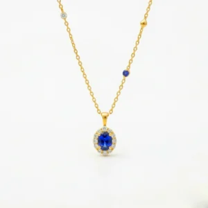 Celestial Duo Sapphire Pendant