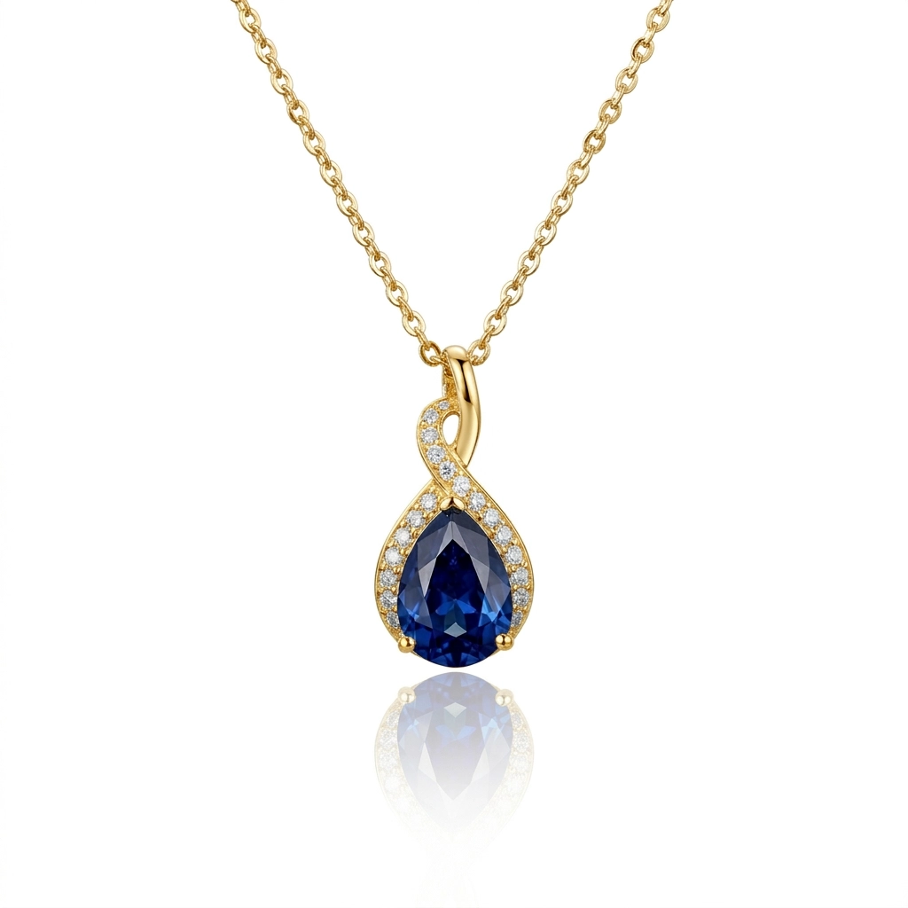 Aqua Drop Elegance Pendant