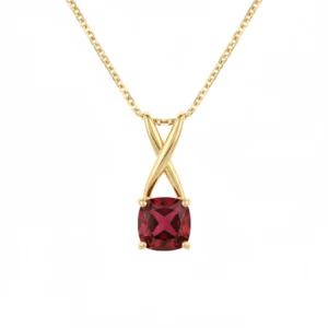 Princess Flame Garnet Pendant