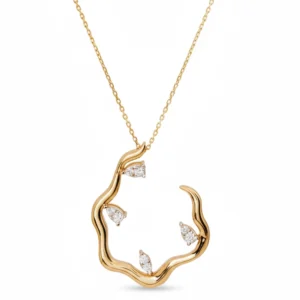 Petal Grace Sapphire Pendant