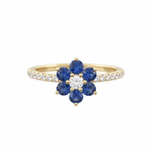 Sky Glow Sapphire Ring