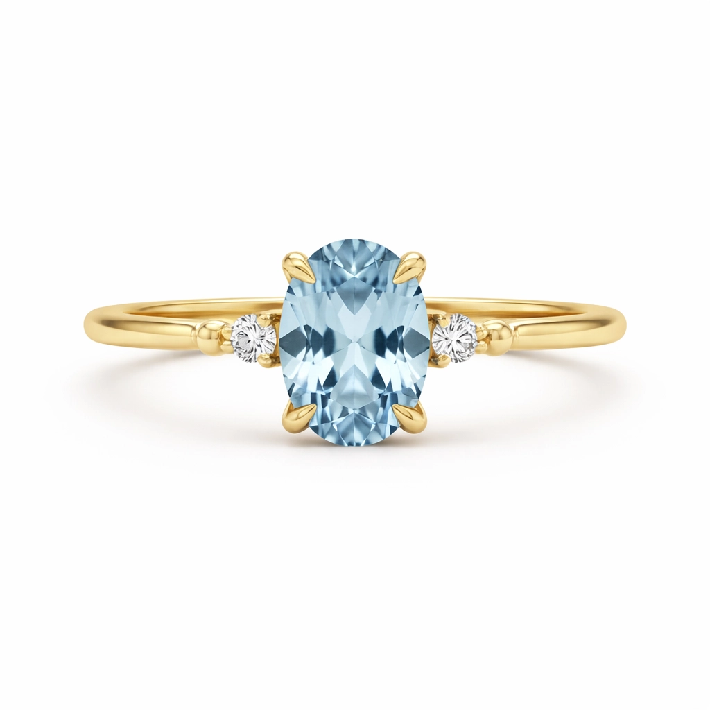 Ocean Whisper Sapphire Ring