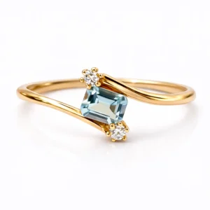 Aqua Radiance Ring