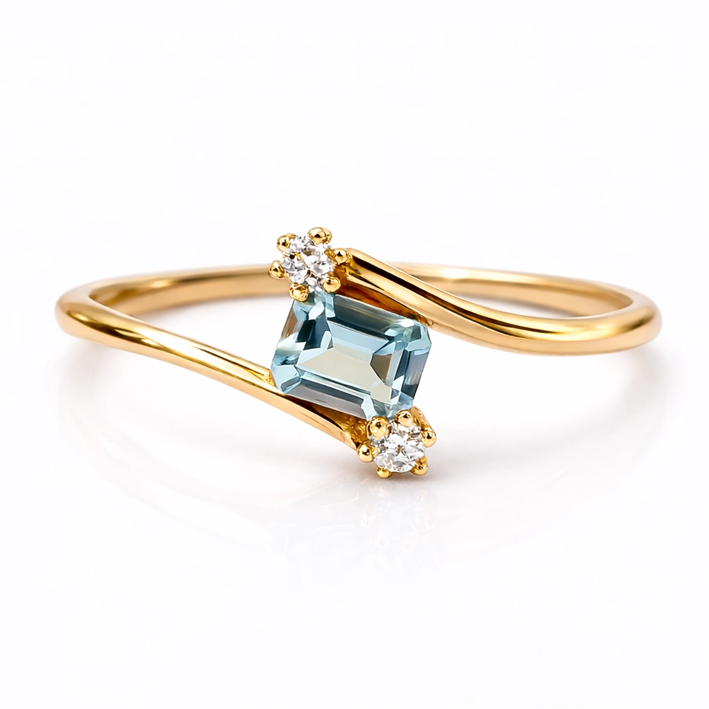 Aqua Radiance Ring