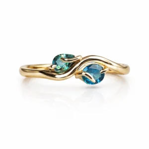Dual Tone Zircon Ring (PR018)