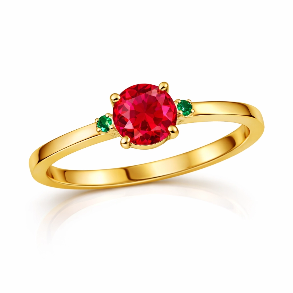 Dual Gem Harmony Ring