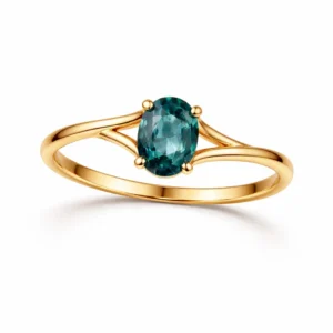 Light Ocean Sapphire Ring